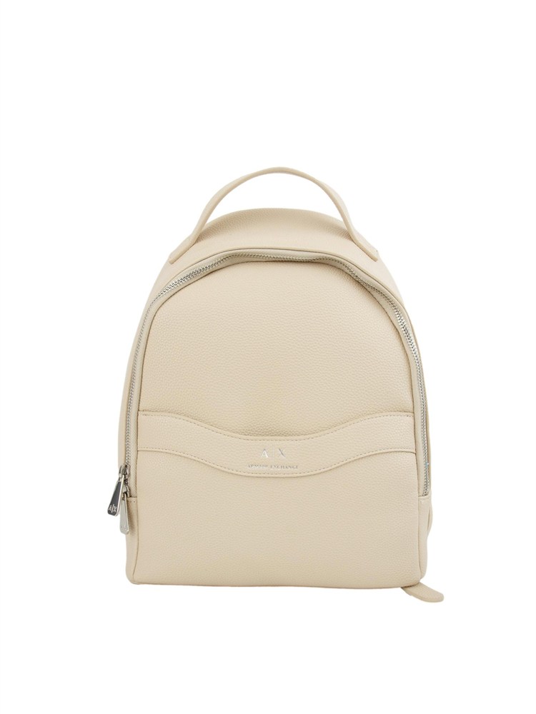 Zaino Armani Exchange in ecopelle avorio