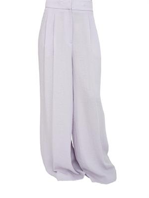 TWIN-SET Pantaloni palazzo Twinset in cotone lilla in DONNA