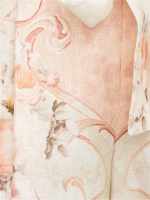 TWIN-SET Shorts Twinset in lino stampato in DONNA