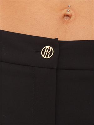 Pantaloni donna Fracomina in tessuto nero in DONNA