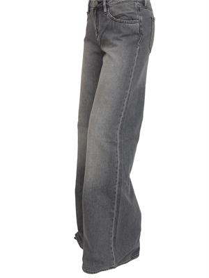 Jeans donna Armani Exchange modello loose in denim grigio con effetto délavé in DONNA