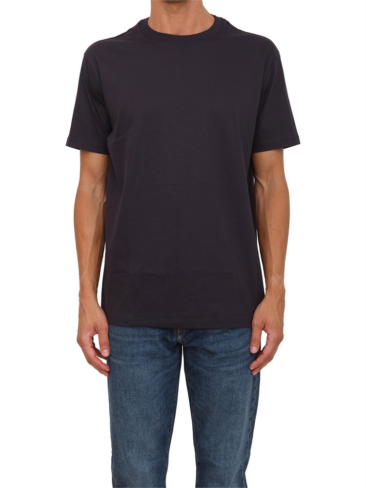 T-shirt girocollo blu Armani Exchange regular fit
