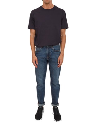 T-shirt girocollo blu Armani Exchange regular fit in UOMO