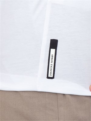 T-shirt girocollo bianco Armani Exchange regular fit in UOMO