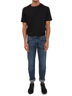 T-shirt girocollo nero Armani Exchange regular fit in UOMO