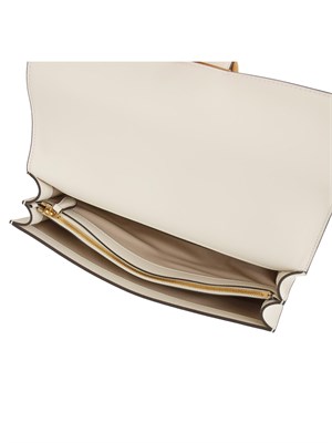 Borsa a spalla Pinko in pelle liscia bianca in DONNA