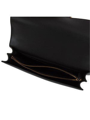 Borsa a spalla Pinko in pelle liscia nera in DONNA