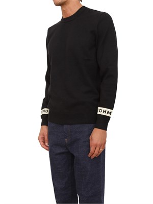 Maglia girocollo uomo Richmond X in misto viscosa nera in UOMO