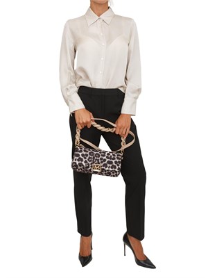 MARELLA Camicia Maerlla in tessuto avorio effetto crespo relaxed fit in DONNA