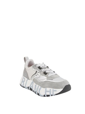 Sneaker Voile Blanche in suede e tessuto tecnico grigio in DONNA