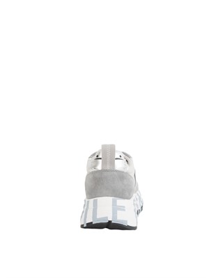 Sneaker Voile Blanche in suede e tessuto tecnico grigio in DONNA