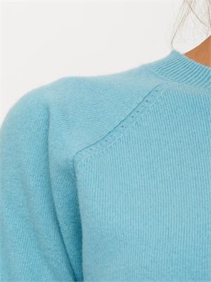 Maglia donna Fracomina  in misto cashmere e lana azzurra in DONNA