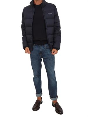 Piumino blu Armani Exchange regular fit in UOMO