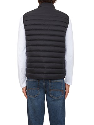 Piumino smanicato nero Armani Exchange fullzip in UOMO