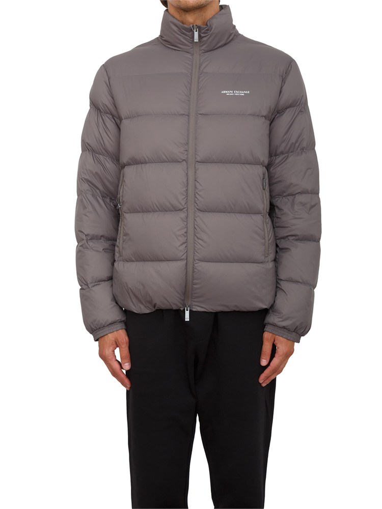Piumino grigio Armani Exchange regular fit