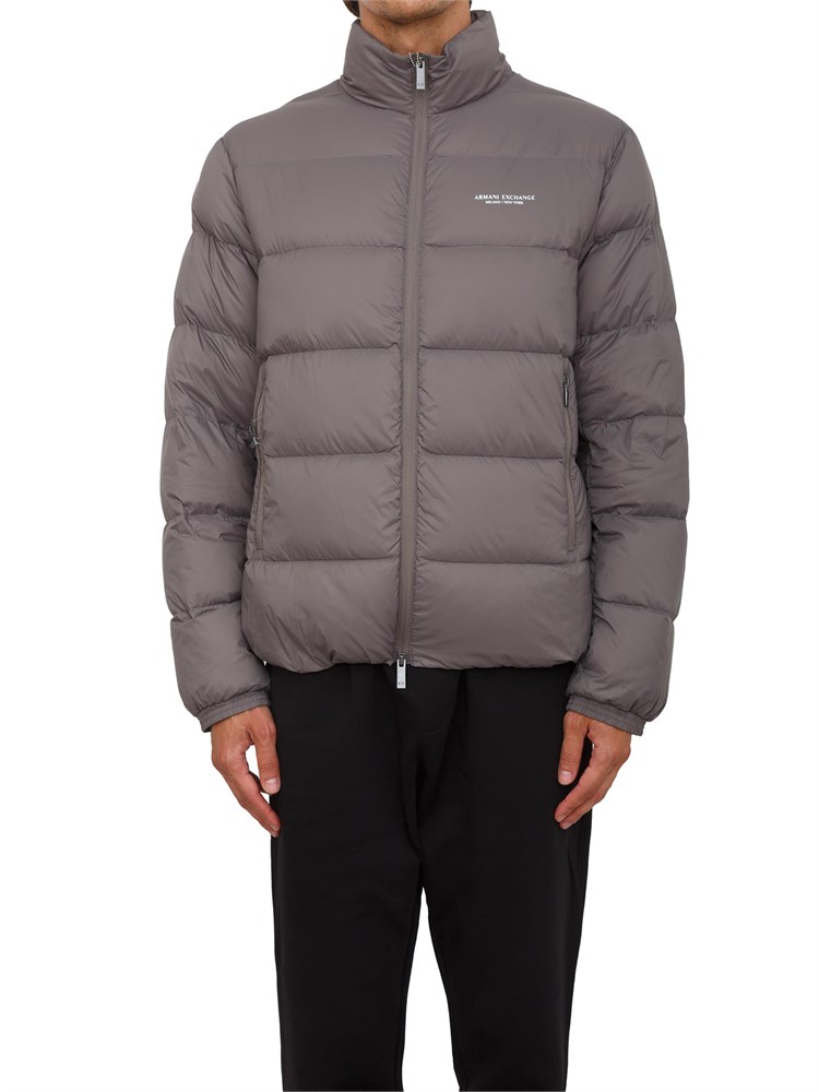 Piumino grigio Armani Exchange regular fit