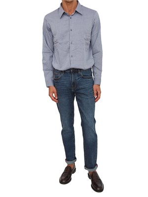 Camicia fantasia geometria Armani Exchange regular fit in UOMO