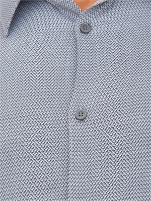 Camicia fantasia geometria Armani Exchange regular fit in UOMO