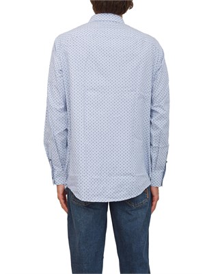Camicia azzurro Armani Exchange regular fit in UOMO
