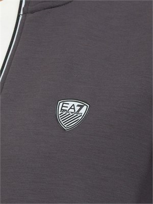 EA7 EMPORIO ARMANI Tuta sportiva grigio EA7 Premium Shield in misto viscosa stretch in UOMO