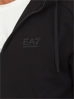 EA7 EMPORIO ARMANI Tuta sportiva nero EA7 Dynamic Athlete in tessuto tecnico Natural VENTUS7 in UOMO