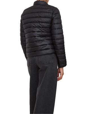 Piumino reversibile Emme Marella nero e stampa animalier in DONNA