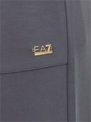 Pantalone tuta EA7 Emporio Armani in misto modal stretch grigio in DONNA