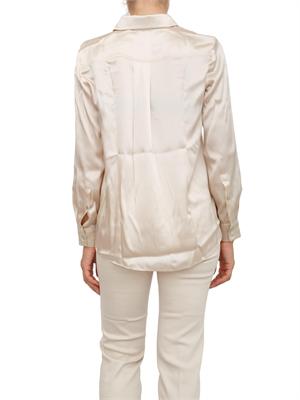 Camicia Marella in raso di misto seta cipria in DONNA