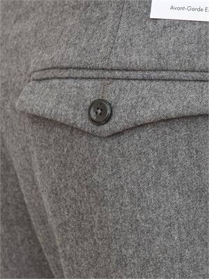 Pantaloni uomo PT Torino in flanella e cachemire grigio in UOMO
