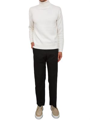 Pantaloni uomo PT Torino Reworked in cotone nero in UOMO