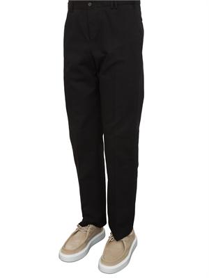 Pantaloni uomo PT Torino Reworked in cotone nero in UOMO