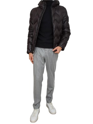 Piumino nero Honova LKS 04 Peuterey in piuma d'oca natuarle in UOMO