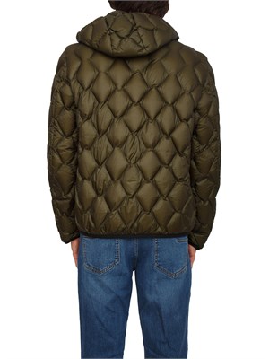 Piumino WeiWei KJ BMAT Peuterey uomo in piuma d'oca e nylon verde in UOMO