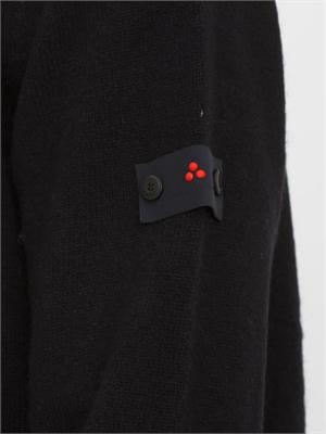Maglia a collo alto Peline 02 Peuterey uomo in misto lana yak nero in UOMO