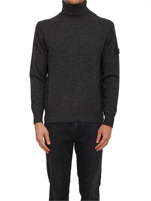 Maglia a collo alto Peline 02 Peuterey uomo in misto lana yak grigio in UOMO
