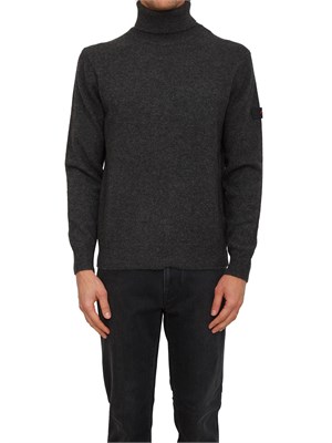Maglia a collo alto Peline 02 Peuterey uomo in misto lana yak grigio in UOMO