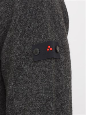 Maglia a collo alto Peline 02 Peuterey uomo in misto lana yak grigio in UOMO