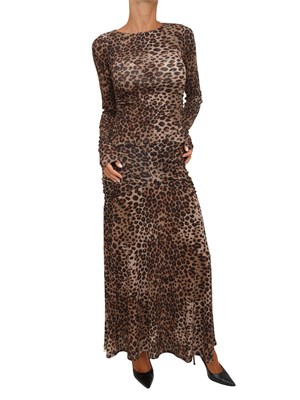 Maglia Marella in jersey tulle con stampa animalier in DONNA