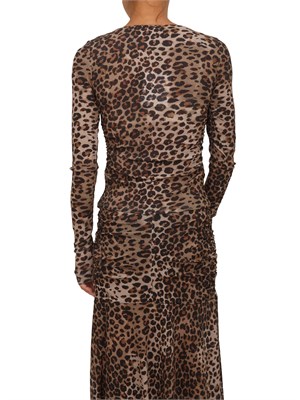 Maglia Marella in jersey tulle con stampa animalier in DONNA