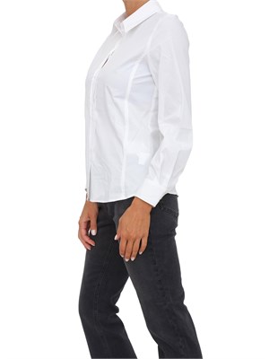 Camicia maniche lunghe iBlues in cotone stretch bianco in DONNA