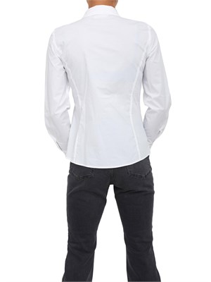 Camicia maniche lunghe iBlues in cotone stretch bianco in DONNA