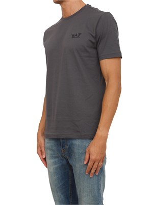EA7 EMPORIO ARMANI T-shirt  grigio EA7 Core Identity in cotone Pima in UOMO