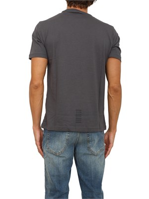 EA7 EMPORIO ARMANI T-shirt  grigio EA7 Core Identity in cotone Pima in UOMO