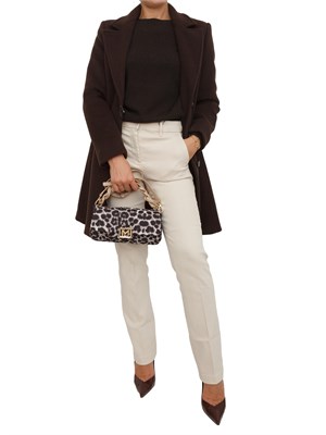 Maglia Marella in misto cashmere e viscosa marrone in DONNA