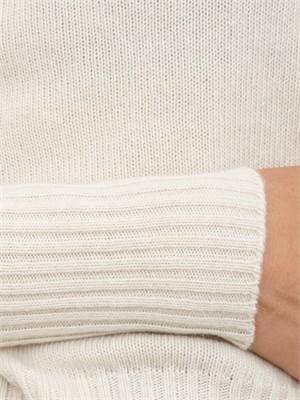 Maglia Marella in misto cashmere e viscosa beige in DONNA