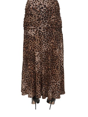 Gonna Marella in jersey tulle con stampa animalier in DONNA