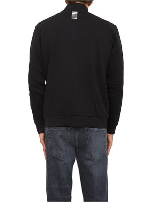 FELPA EA7 EMPORIO ARMANI NERO in UOMO