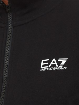 FELPA EA7 EMPORIO ARMANI NERO in UOMO