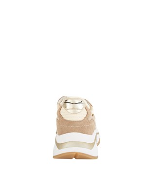 Sneakers donna Voile Blanche in suede e tessuto sintetico beige in DONNA