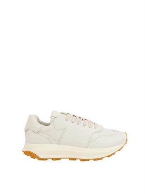 Sneakers uomo Etro in suede e tessuto jacquard Paisley bianco in UOMO
